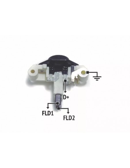 Regulador De Voltaje Vw Golf 1.8,2.0,gl,glx,gti 12v.
