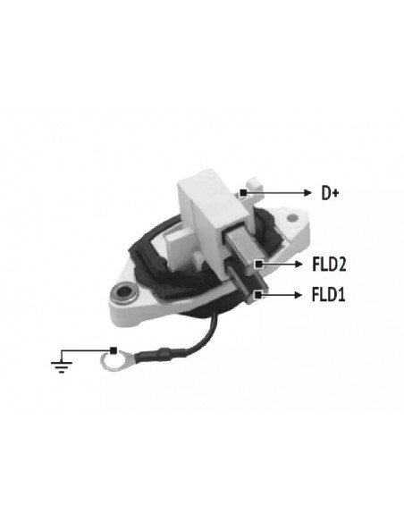 Regulador De Voltaje Renault-scania-volvo (con Aro 28mm.) 24 Volt