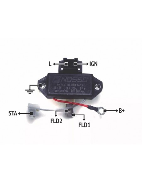 Regulador De Voltaje Renault 9,19,clio,traffic 28mm.(bosch 9191337307)