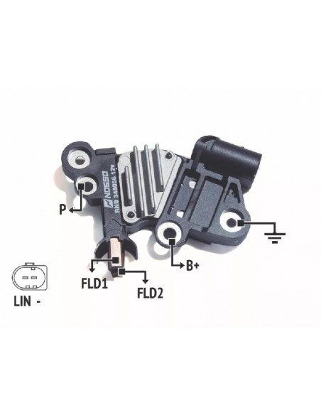 Regulador De Voltaje Ford Ranger / Mondeo / S-max - Volvo C30 ( 2 Pines )