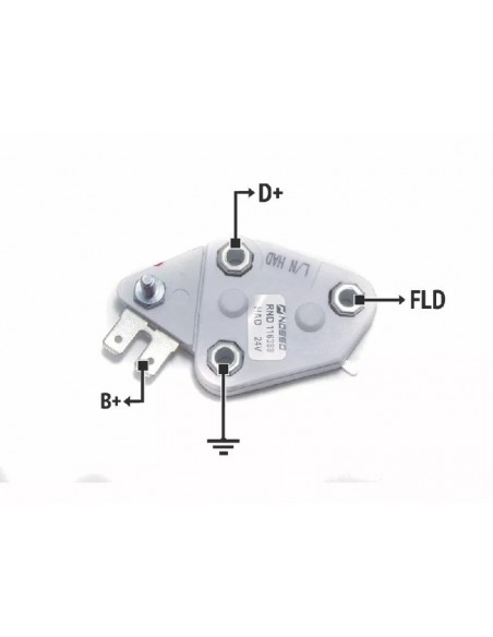 Regulador De Voltaje D.remy 24 Volt.