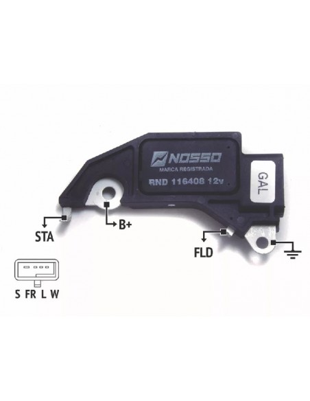 Regulador De Voltaje Gm Con Proteccion De Cortocircuito