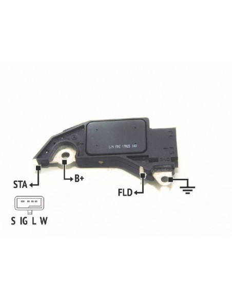 Regulador De Voltaje Chevrolet D20 C/aa,monza (1116425) Tch 05048