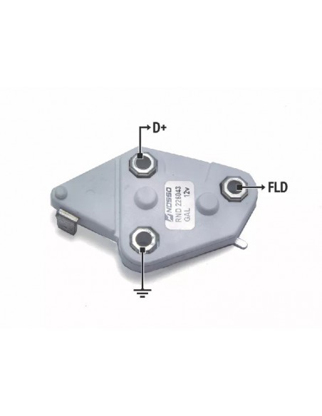 Regulador De Voltaje Gm Con 1 Terminal Hacia Abajo 12v