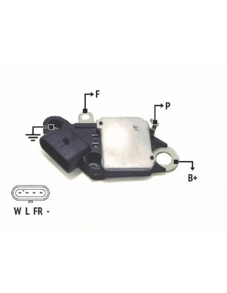 Regulador De Voltaje Alternadores 24si - 24v Circuito Tipo B