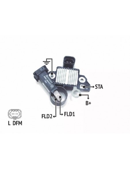Regulador De Voltaje Chevrolet S10 Diesel 2013,sonic,cruze,trail Blazer,