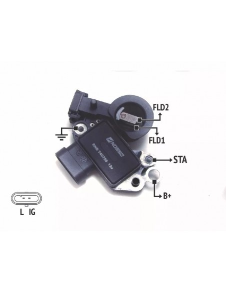 Regulador De Voltaje Chevrolet Aveo (d.remy)