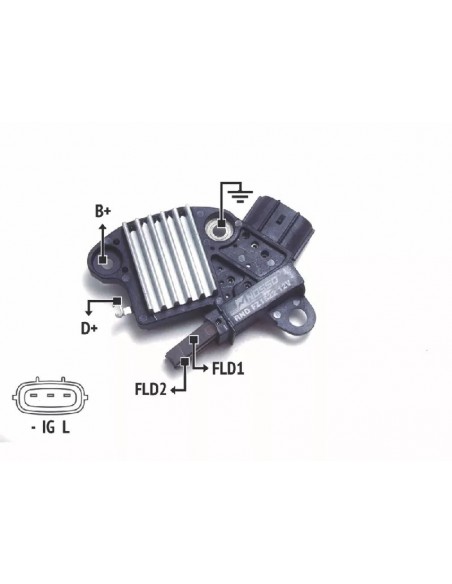 Regulador De Voltaje Chery Tiggo / Qq (jfz1822)