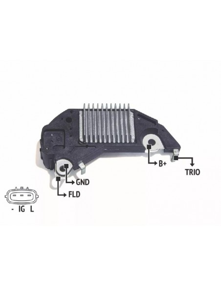 Regulador De Voltaje Chery Tiggo 2.0 16v 2008 (alt B113701110bb - 3701aag)