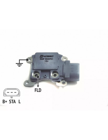 Regulador De Voltaje Ford Escort,explorer,f14000 3 Terminales