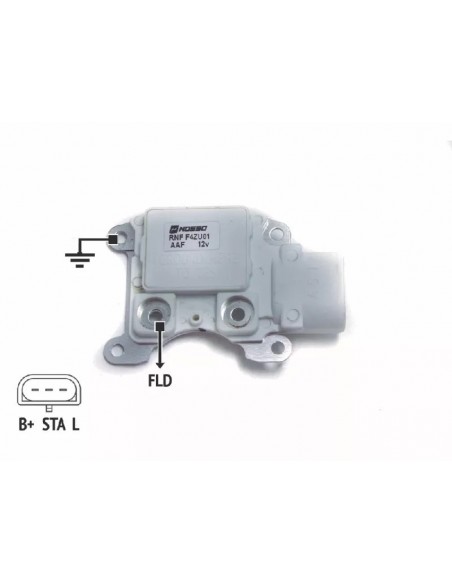 Regulador De Voltaje Ford (motorcraft Tipo A Blanco 3 Terminales)