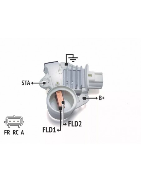 Regulador De Voltaje Ford Focus (tencion Regulada Por Computadora) Tch 05095