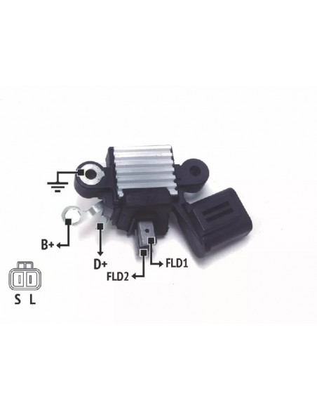 Regulador De Voltaje Nissan 200sx,240x,sentra,pulsar 12v