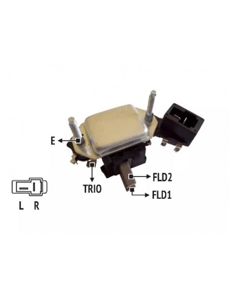 Regulador De Voltaje Alternador Tipo Hitachi Rnh 073154