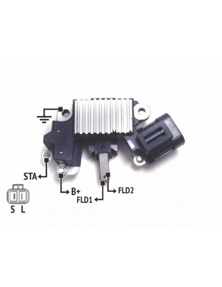 Regulador De Voltaje Gm Corsa Diesel -nissan 200sx P.up (hitachi L180g23401)