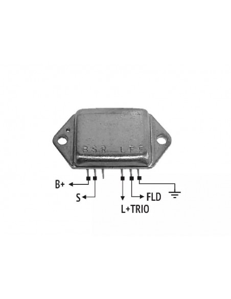 Regulador De Voltaje Isuzu P.up 12v 6 Terminales