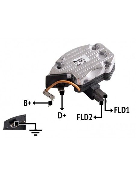Regulador De Voltaje Massey Ferguson Tractores - 12v (ucb153)