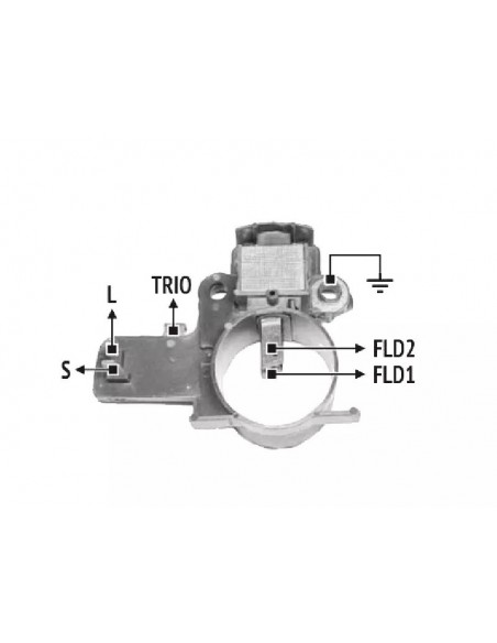 Regulador De Voltaje Mitsubishi Galloper-hyundai H100 Diesel 12v.