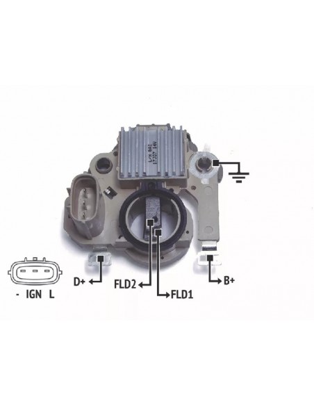 Regulador De Voltaje Honda Diam.24mm. (mitsubishi)