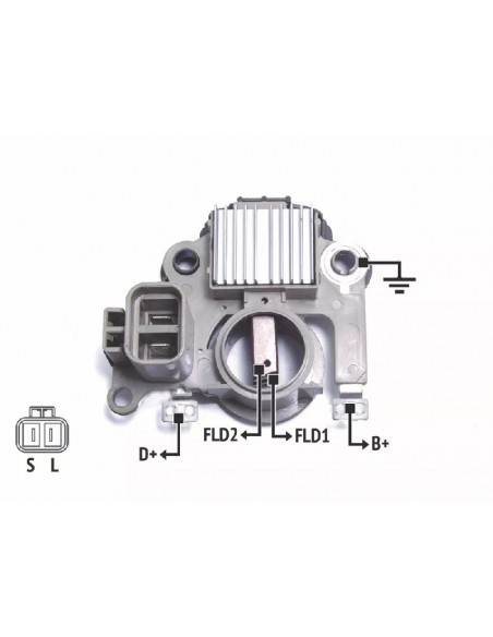 Regulador De Voltaje Ford-nissan-mitsub 12v.aro Colector � 24mm. (mitsubishi)