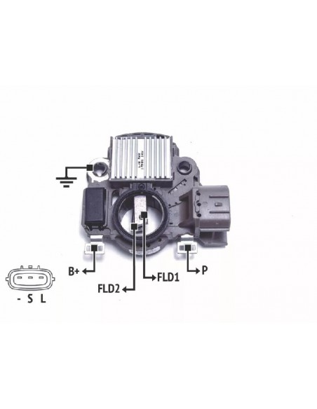 Regulador De Voltaje Nissan Sentra, Tiida, Frontier, Pathfinder (mitsubishi)