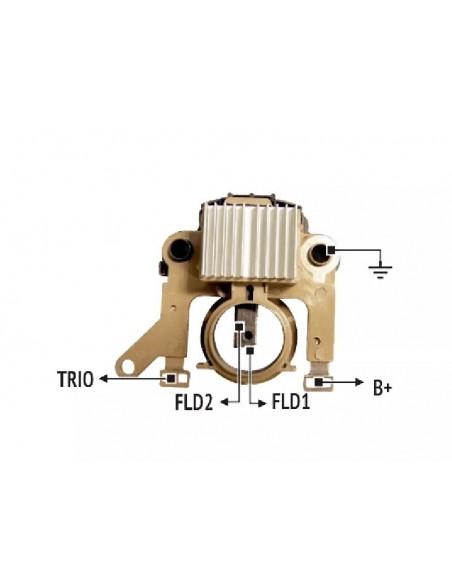 Regulador De Voltaje Peugeot 206 (mitsubishi)