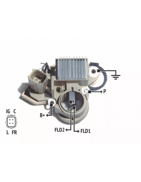 Regulador De Voltaje Honda City / Fit
