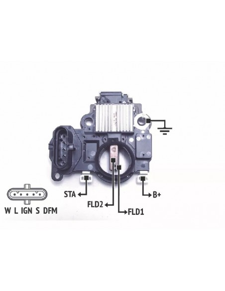 Regulador De Voltaje Scania P124 / G124 / T124 2010 - 24v
