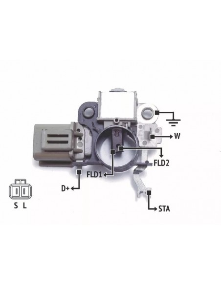 Regulador De Voltaje Ford /mazda C/aro 26mm