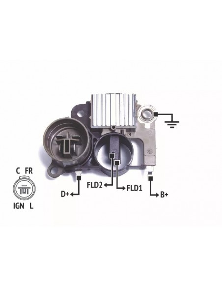 Regulador De Voltaje Honda Civic,crx (mitsubishi Aro 26mm)