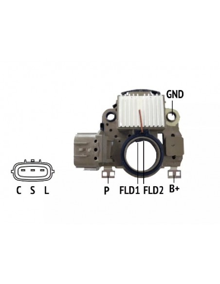 Regulador De Voltaje Alternador Tipo Mitsubishi Rnmi X47272