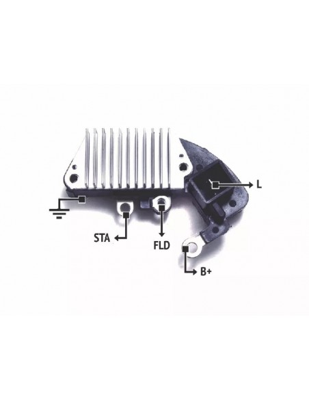 Regulador De Voltaje Renault Laguna-volvo 740 (1260001130) Tch 05118