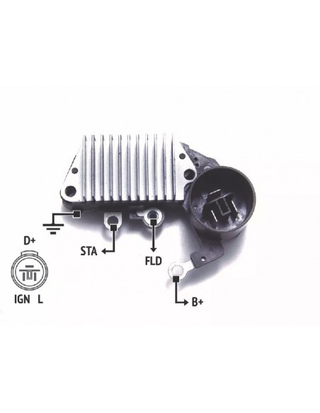 Regulador De Voltaje Chevrolet-isuzu-suzuki (nippondenso) 12v.