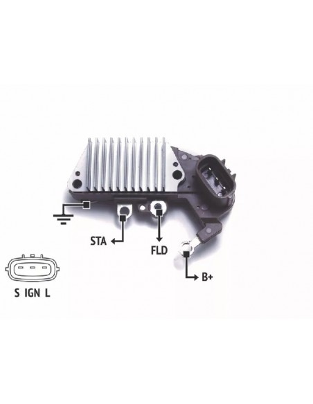 Regulador De Voltaje Toyota Camry,celica (denso 126000-1670 / 126000-1580)