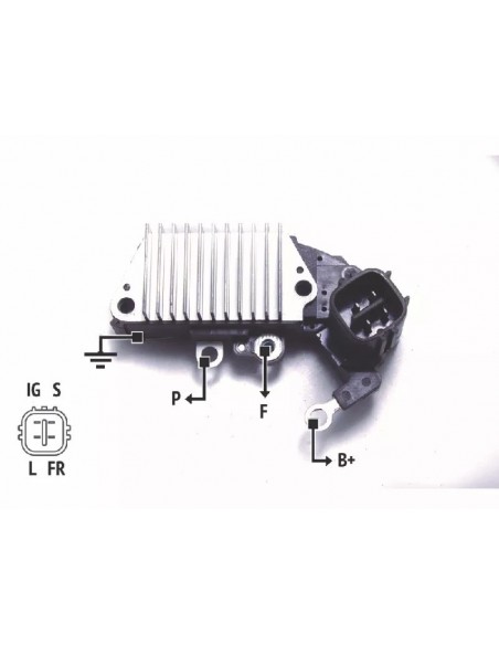 Regulador De Voltaje Toyota - Dist Orif 63.5mm (1260002450)