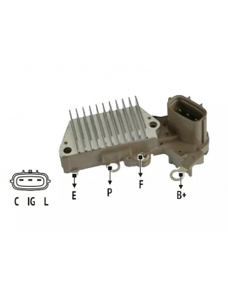 Regulador De Voltaje Alternador Tipo Nippondenso Rnn 003540