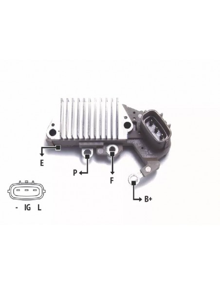 Regulador De Voltaje Komatsu - 24v Dist Orif 63.5mm (1260003730)