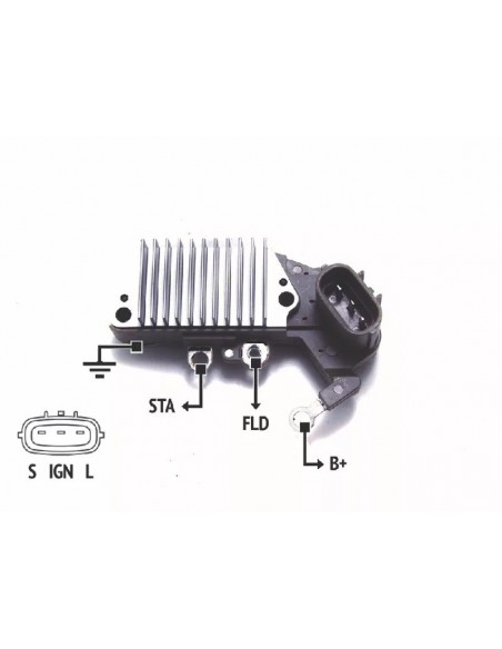 Regulador De Voltaje Toyota Diesel Omnibus 24volt (tch 05120) (nipondenso)