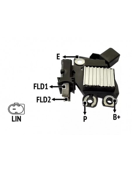 Regulador De Voltaje Toyota Yaris 1.3 / 1.5 2018 - P/alt Fg9t017