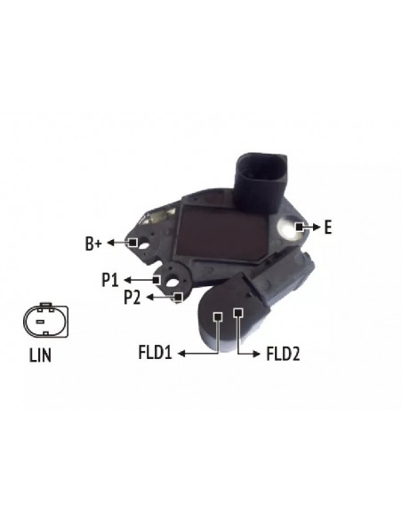 Regulador De Voltaje Fiat 500 / Doblo / Punto