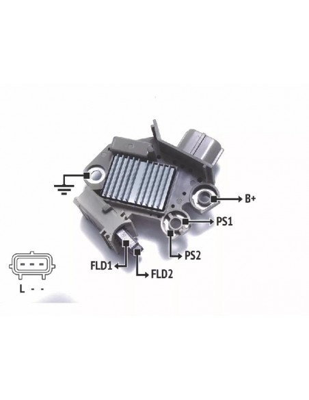Regulador De Voltaje Ford Courrier,ecosport,fiesta,ka - Gm Corsa - Fiat Palio