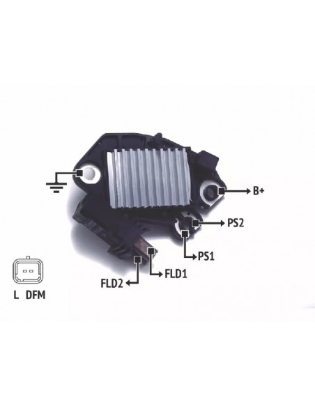 Regulador De Voltaje Clio / Twingo - P/alt Sg9b133