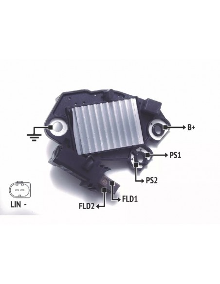 Regulador De Voltaje M.benz Sprinter 315 Electronico / Vw Gol Trend