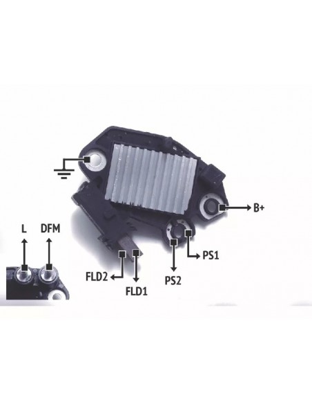 Regulador De Voltaje Peugeot 206 1.4,1.6 16v,d/01,307 2.0 C/m Ew (valeo)