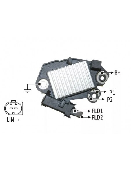 Regulador De Voltaje Alternador Tipo Valeo Rnv 599342