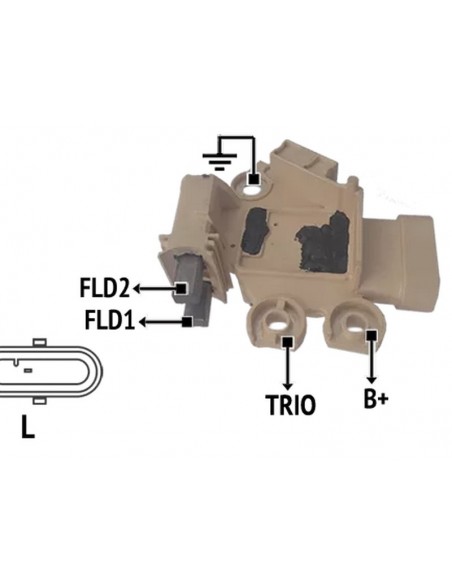 Regulador De Voltaje Hyundai / Kia (05101453)