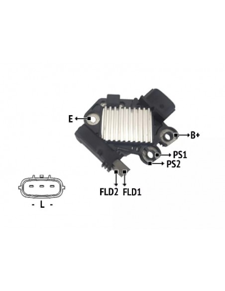 Regulador De Voltaje Hyundai / Kia (2614628-2612293-37370-2e300)