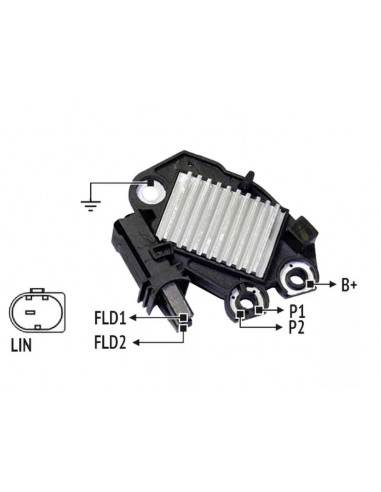 Regulador De Voltaje Alternador Tipo...