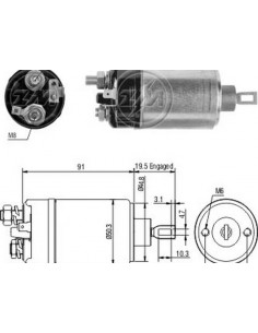 Solenoide Volkswagen-audi 12v