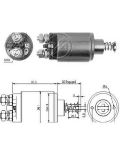 Solenoide Perkins 12 Volt